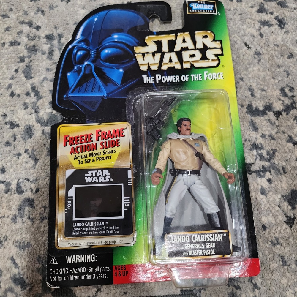 Star Wars POTF Lando Calrissian General's Gear Freeze Frame Action Figure Kenner